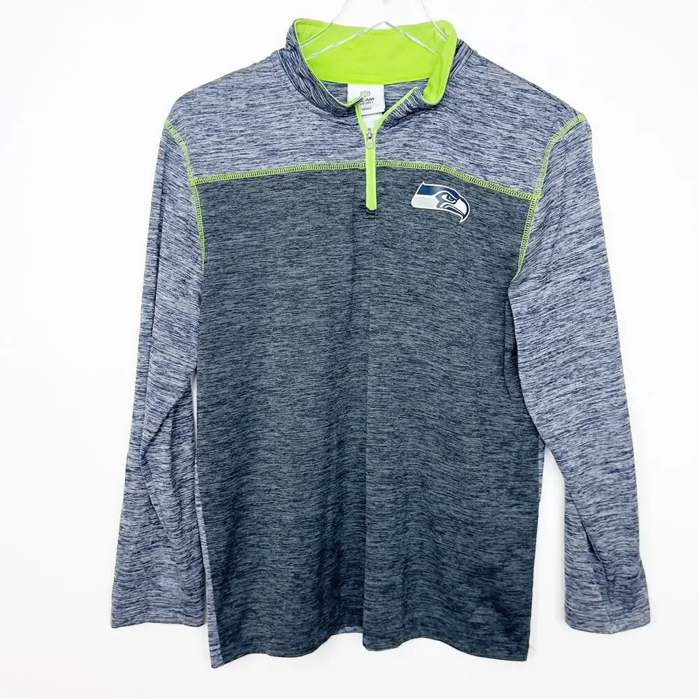 NFL Seattle Seahawks Youth Long Sleeve Pullover Top XXL (18)
